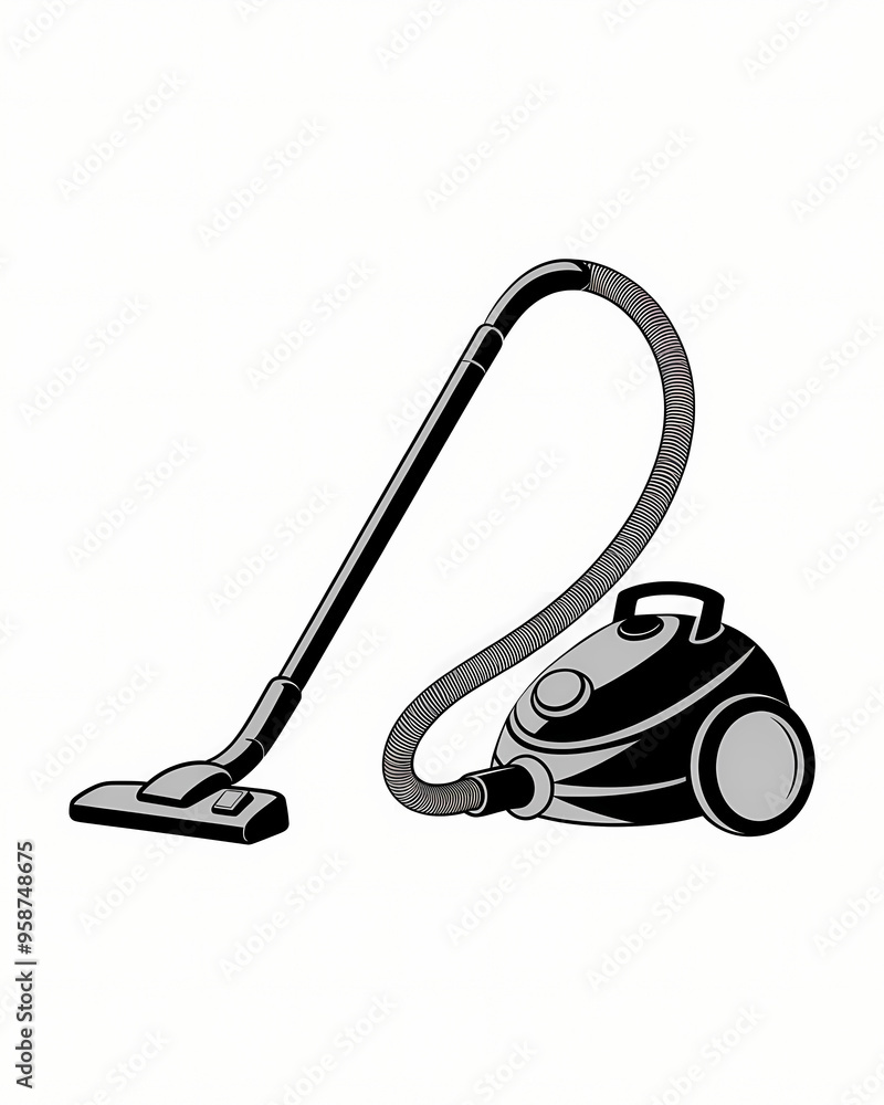 illustration of a vacuum cleaner illustration of a vacuum cleaner