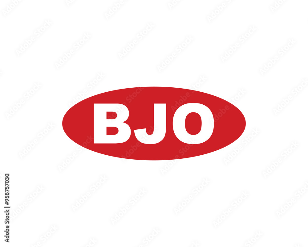 BJO logo design vector template. BJO BJO logo design vector template. BJO