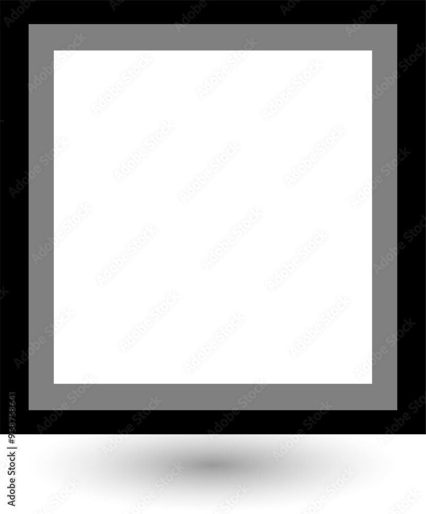 Photo frames old paper design blank black photos frames. Photo frames old paper design blank black photos frames.