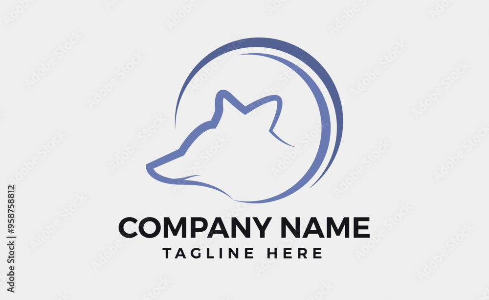 Fox logo vector design symbol, creative and minimal art, the fox Logo branding design, Circle fox logo illustration design Fox logo vector design symbol, creative and minimal art, the fox Logo branding design, Circle fox logo illustration design