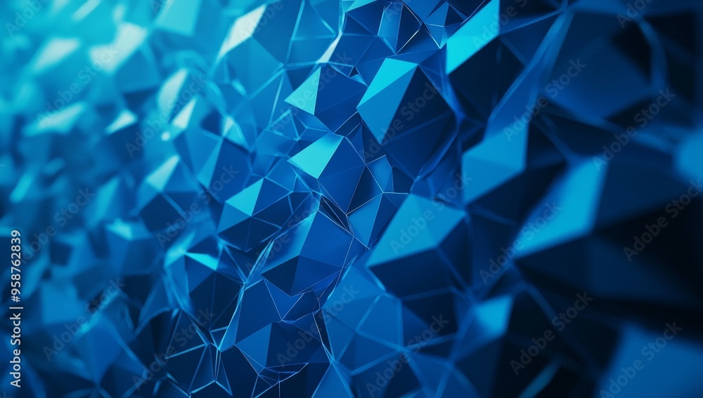 A minimalistic abstract backdrop with tessellations of hexagons in fading hues of cobalt and sky blue. A minimalistic abstract backdrop with tessellations of hexagons in fading hues of cobalt and sky blue.