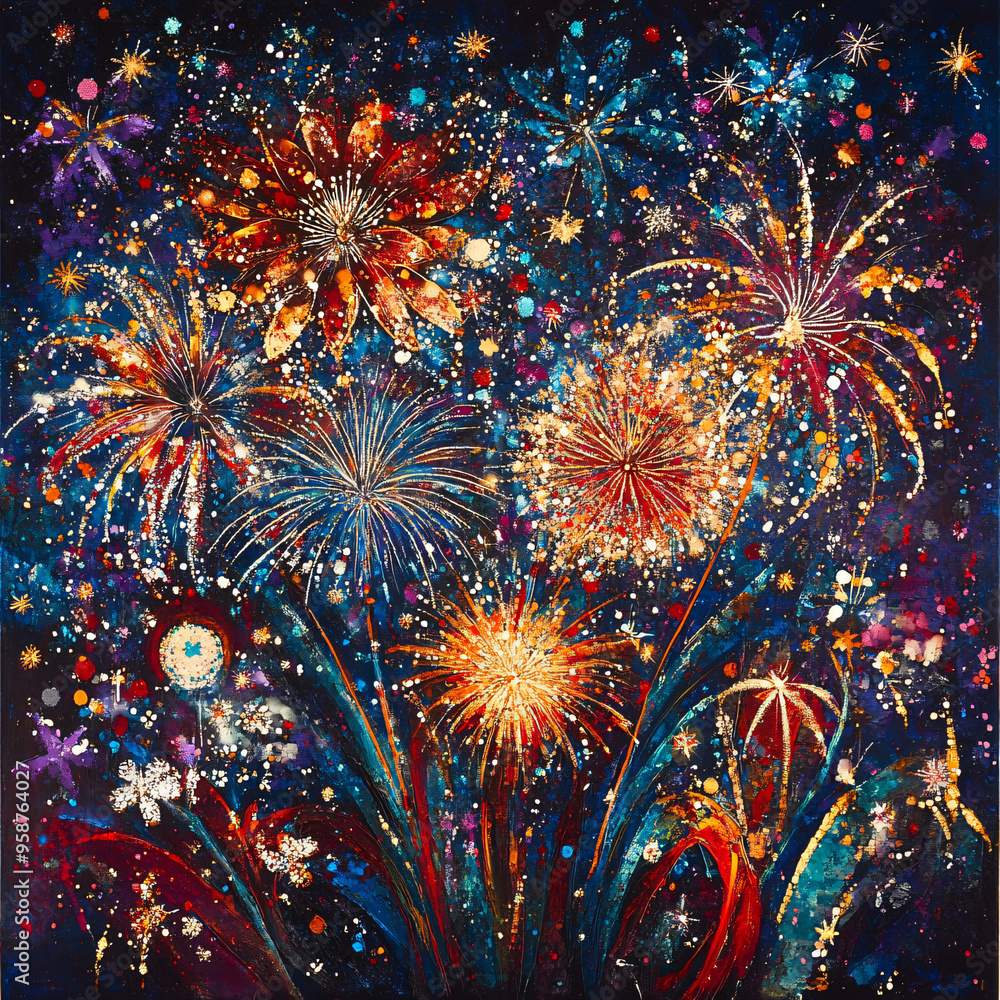 Abstract night sky with glowing stars.Abstract night sky with glowing stars. Abstract night sky with glowing stars.Abstract night sky with glowing stars.
