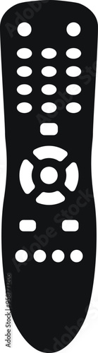 TV Remote Black, TV remote control, remote control Illustration