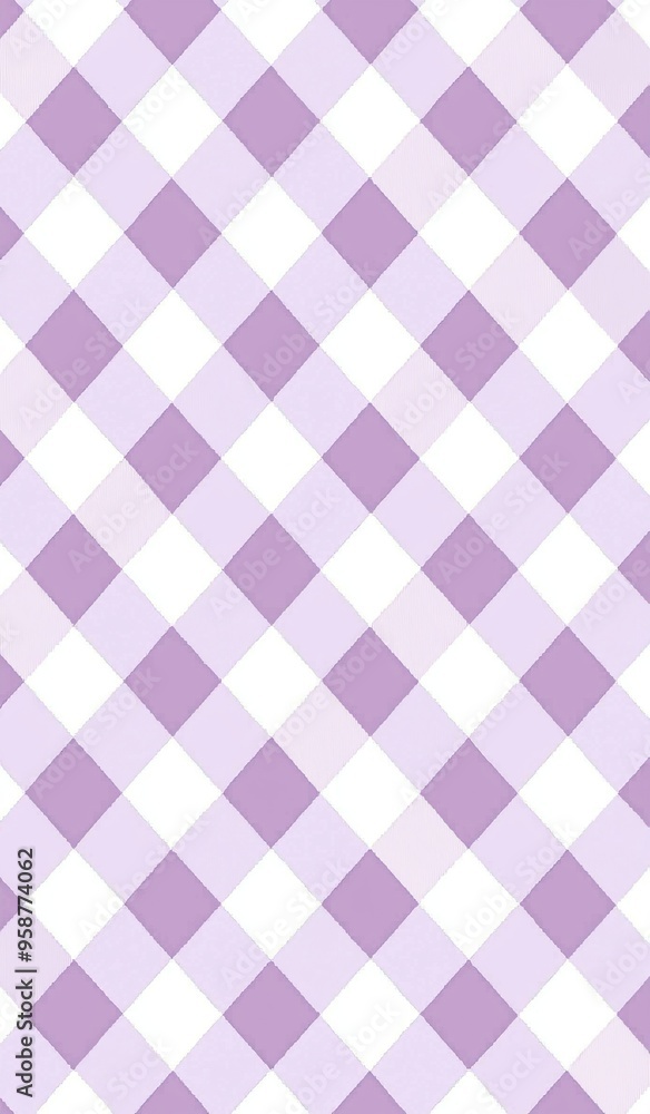 Checkerboard pattern in purple and lavender, suitable for wrapping paper, phone cases, or wallpaper for phones Checkerboard pattern in purple and lavender, suitable for wrapping paper, phone cases, or wallpaper for phones