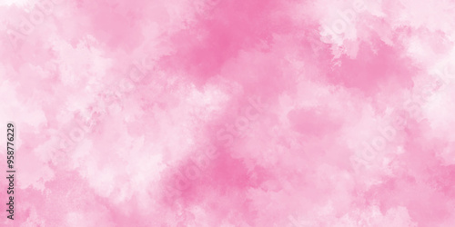 Abstract grunge pink shiny texture background. polished and empty smooth Watercolor background texture soft pink, pink ink effect pink watercolor background.	