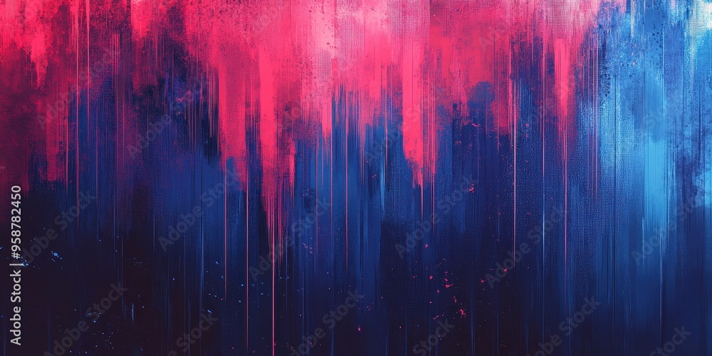 Vibrant Abstract Painting with Red and Blue Gradient Art Design Creativity Vibrant Abstract Painting with Red and Blue Gradient Art Design Creativity