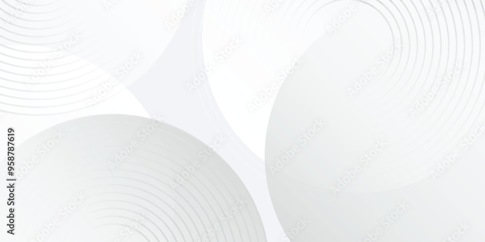 White geometric abstract background overlap layer on bright space with lines effect decoration. Modern graphic design element circles style concept for White geometric abstract background overlap layer on bright space with lines effect decoration. Modern graphic design element circles style concept for