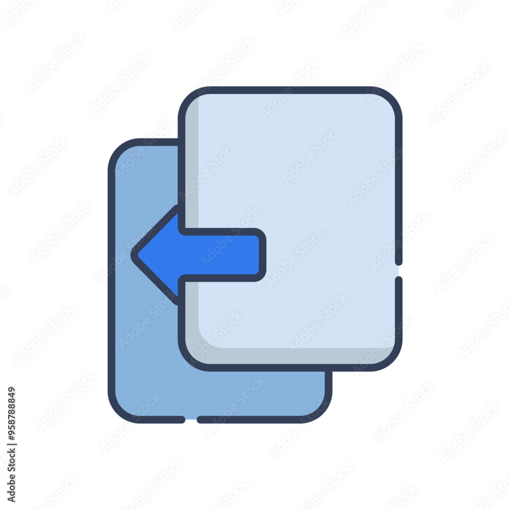 copy icon design vector template copy icon design vector template