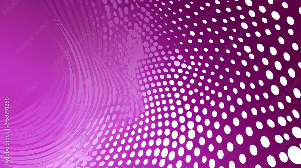 Dotted gradient pattern in purple with a modern aesthetic Dotted gradient pattern in purple with a modern aesthetic