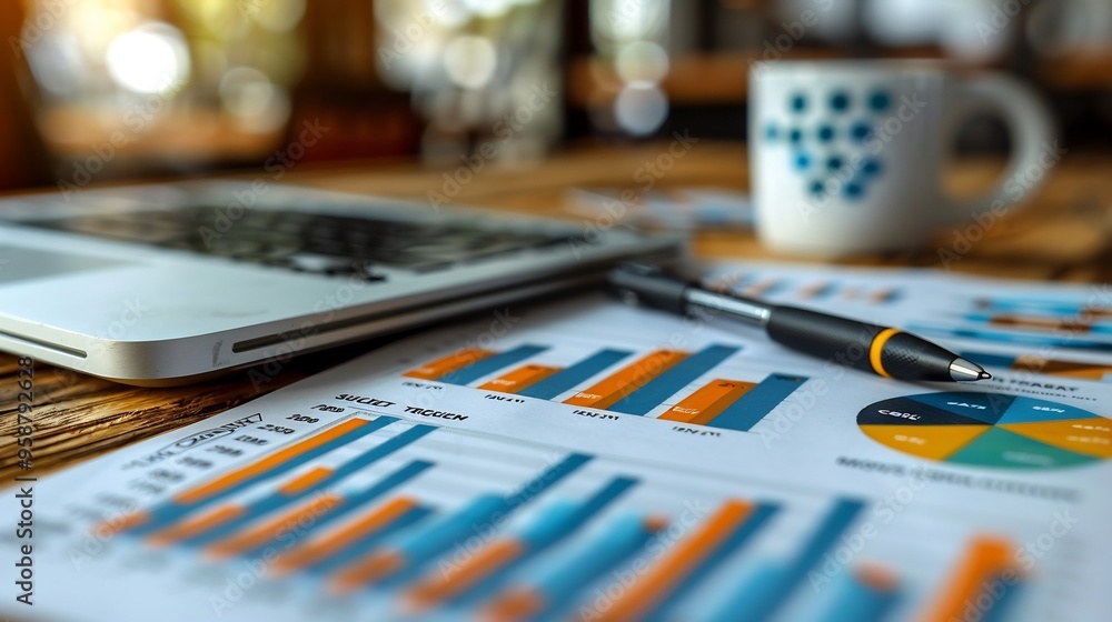 Detailed representation of business growth plans including investment strategies scaling and revenue model with professional and vibrant design Detailed representation of business growth plans including investment strategies scaling and revenue model with professional and vibrant design