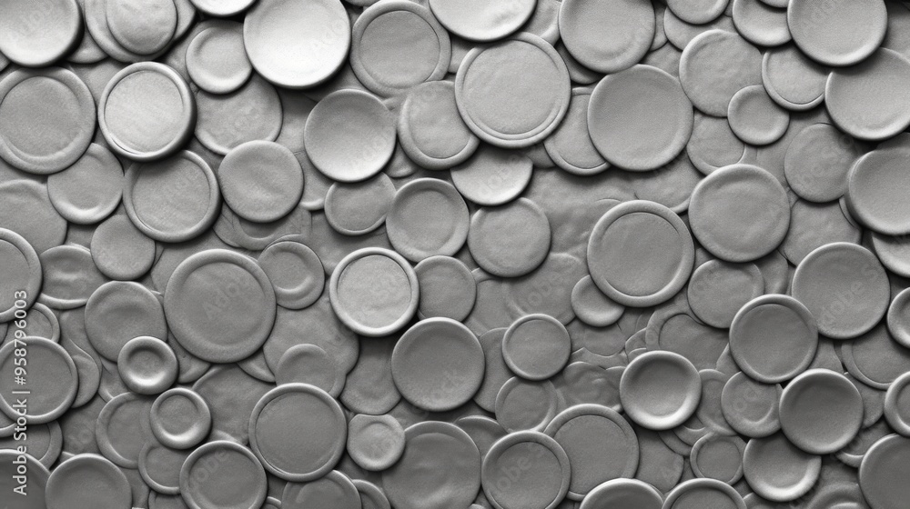Silver Coin Texture Pattern Silver Coin Texture Pattern