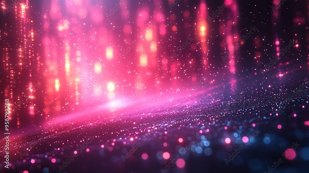 digital abstract neon backgroun pink blue glowing blurre lines digital abstract neon backgroun pink blue glowing blurre lines