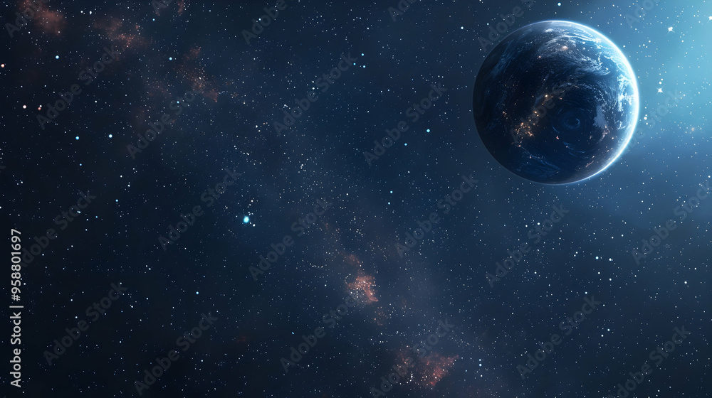 Star planet and universe background Star planet and universe background