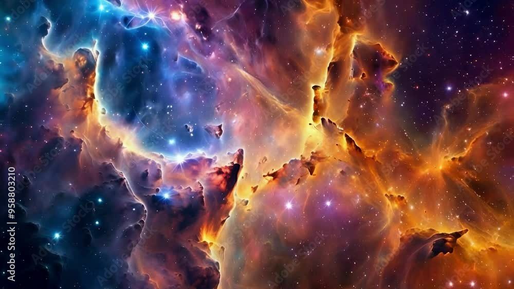 Abstract Space Nebula Abstract Space Nebula