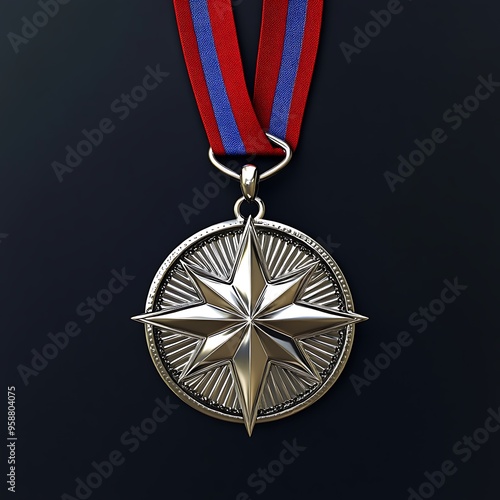 3d render Army medal of honor