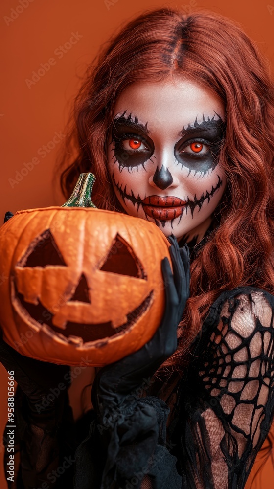 Girl in a Halloween costume Girl in a Halloween costume