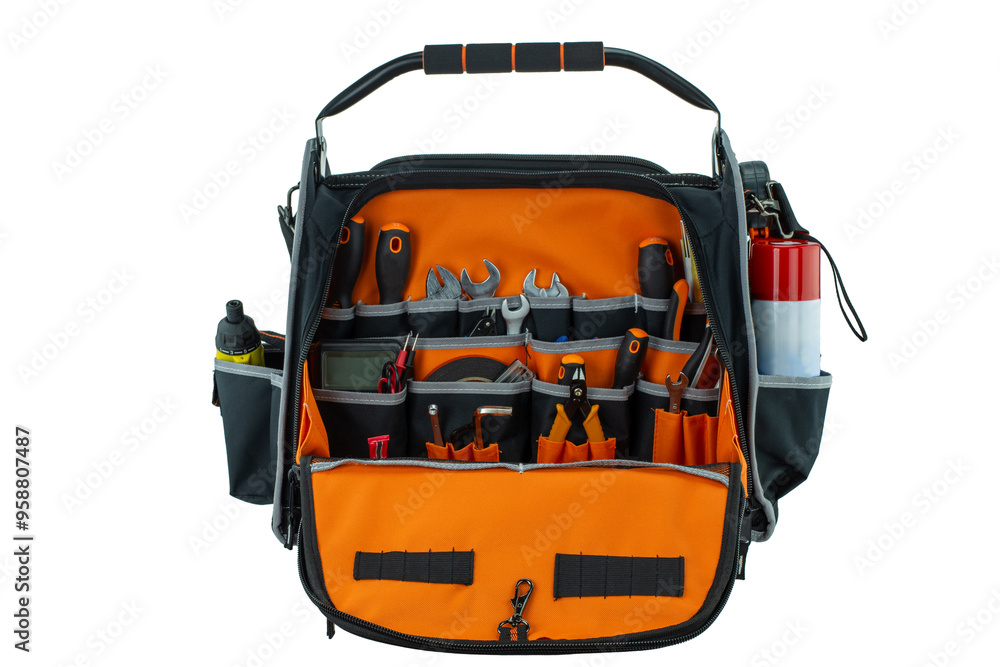 Tool Bag with Various Hand Tools Tool Bag with Various Hand Tools