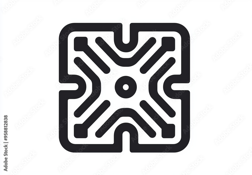 Black minimalistic sign icon with arrows flat UI symbol Black minimalistic sign icon with arrows flat UI symbol