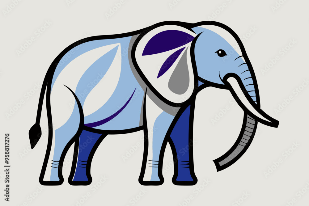 Creative Elephant Vector Art Illustration – SVG Design. Creative Elephant Vector Art Illustration – SVG Design.