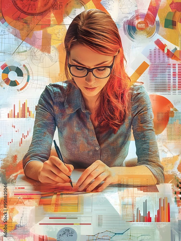 Fototapeta premium Write_a_marketing_report_to_analyze_the_results
