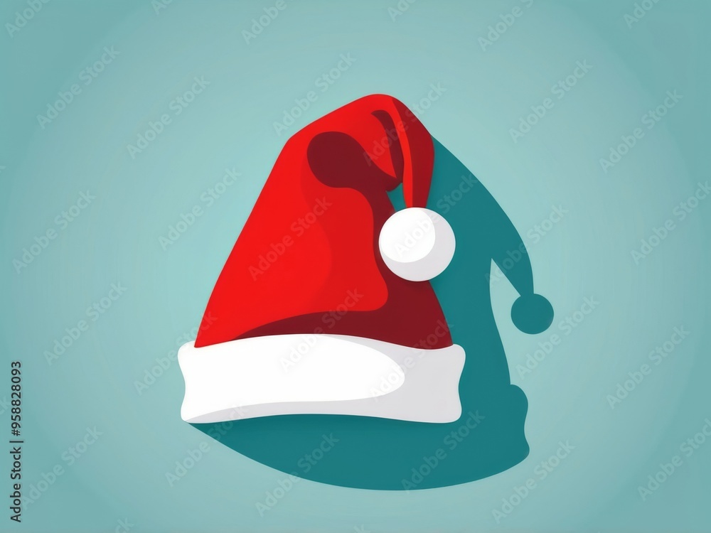 A single Santa Claus hat with a shadow, placed on a plain background, emphasizing the simplicity and elegance of the design 🎅🏻
A single Santa Claus hat with a shadow, placed on a plain background, emphasizing the simplicity and elegance of the design 🎅🏻