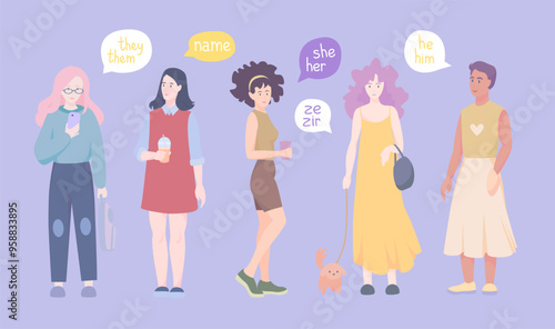 Communication of non-binary people, addresses, pronouns