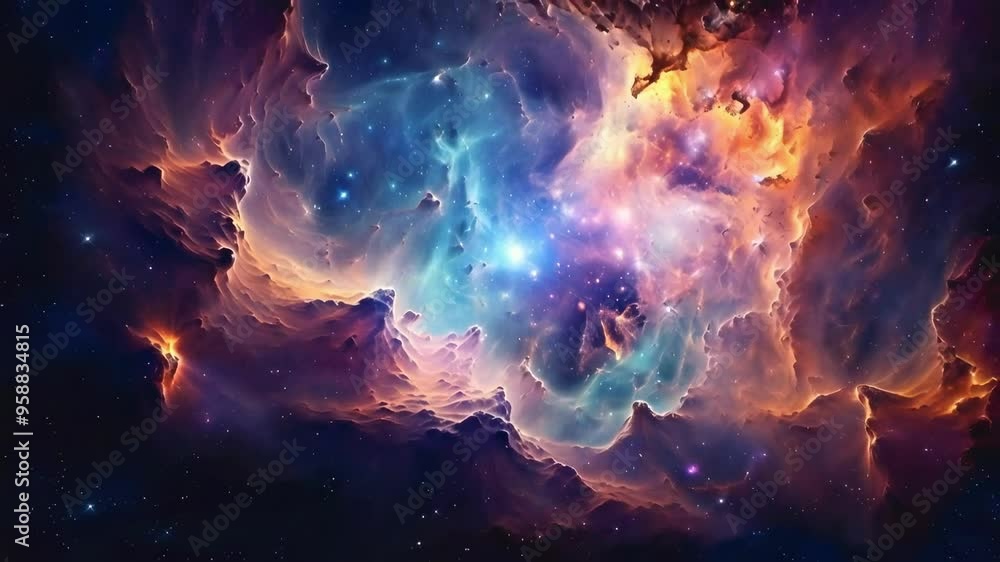 Abstract Space Nebula Abstract Space Nebula