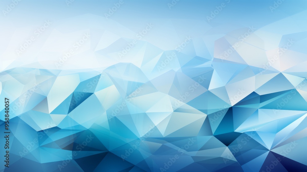 Abstract Blue Geometric Background Abstract Blue Geometric Background