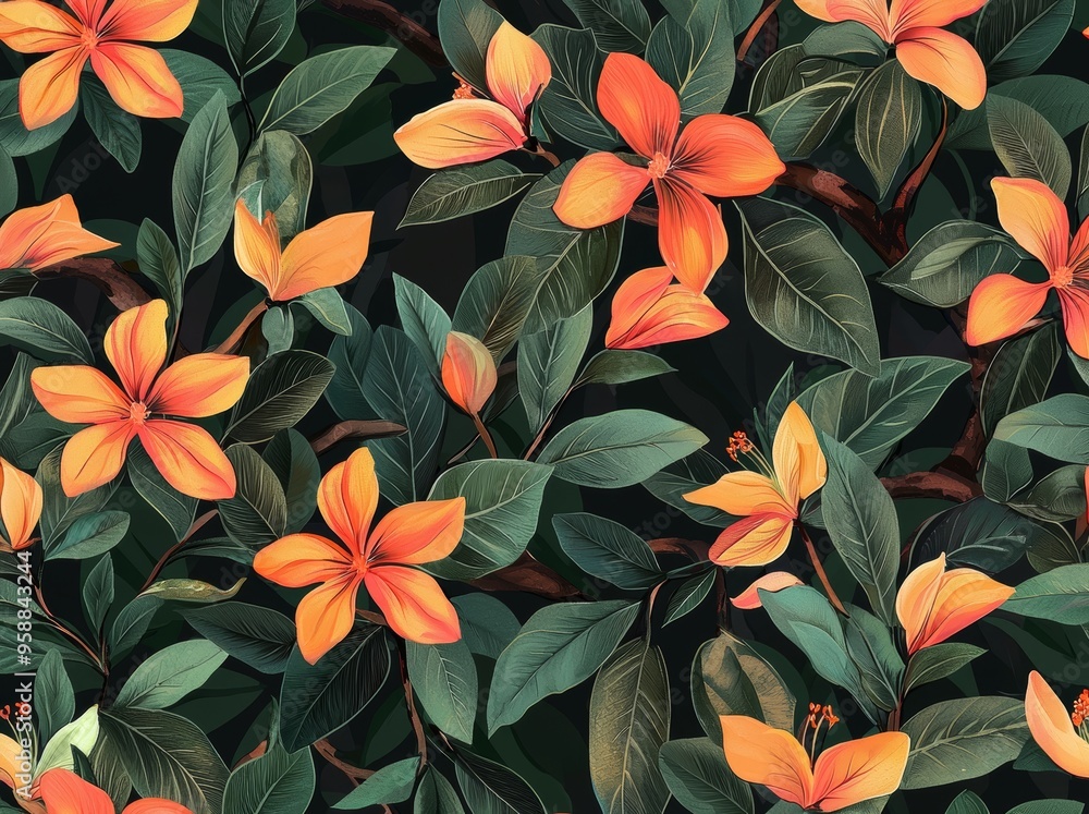 Background of abstract colorful flowers with real flowers. Background of abstract colorful flowers with real flowers.