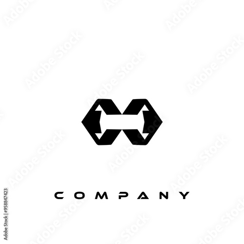 Elegant and minimalist abstract logo design
