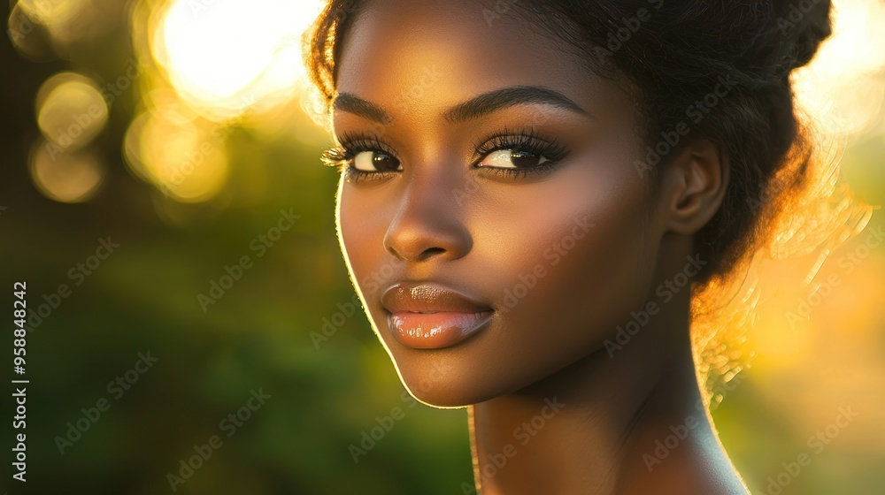Beautiful young women with radiant skin, captured in soft lighting. Beautiful young women with radiant skin, captured in soft lighting.