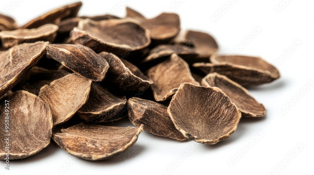 Dried Jackfruit Seeds Close Up. Dried Jackfruit Seeds Close Up.