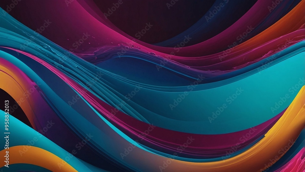 Vibrant, abstract background with fluid shape elements. Vector EPS. Vibrant, abstract background with fluid shape elements. Vector EPS.