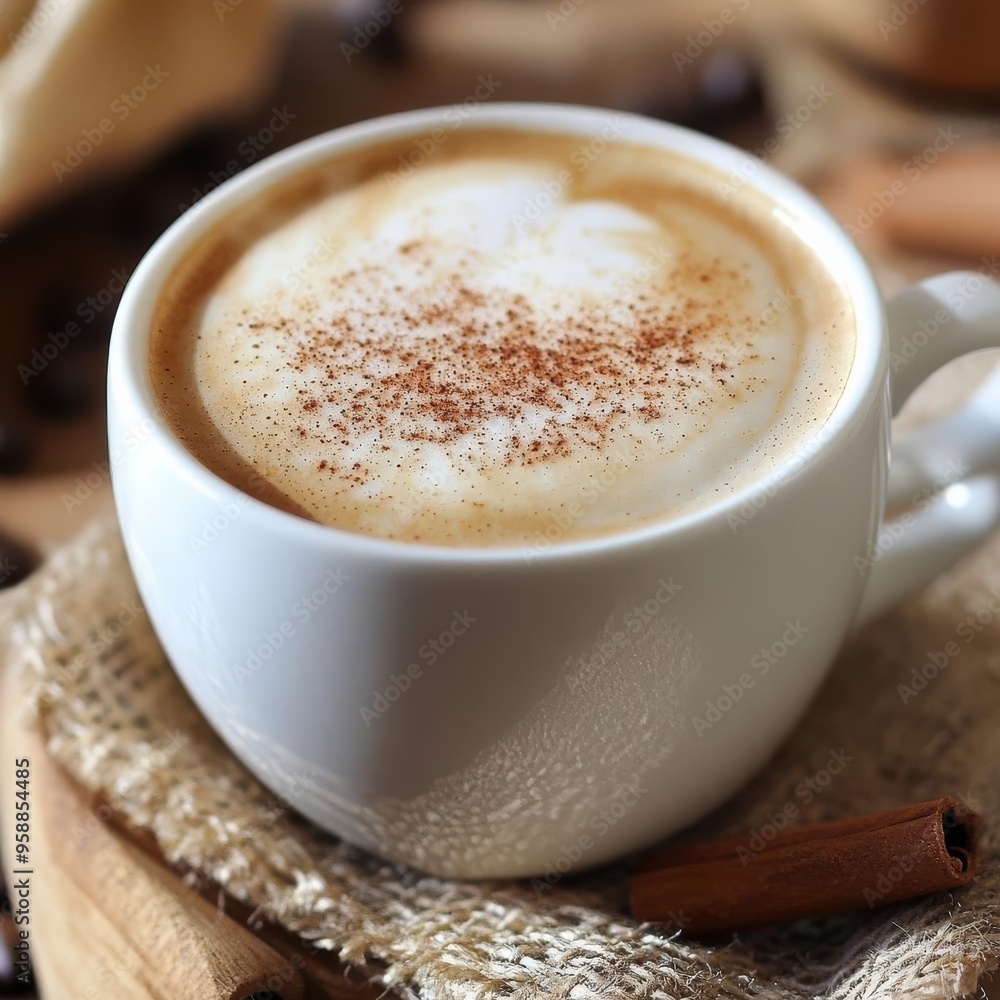 Freshly brewed coffee with a sprinkle of cinnamon, Rich taste. Good health beverage, added energy. Freshly brewed coffee with a sprinkle of cinnamon, Rich taste. Good health beverage, added energy.