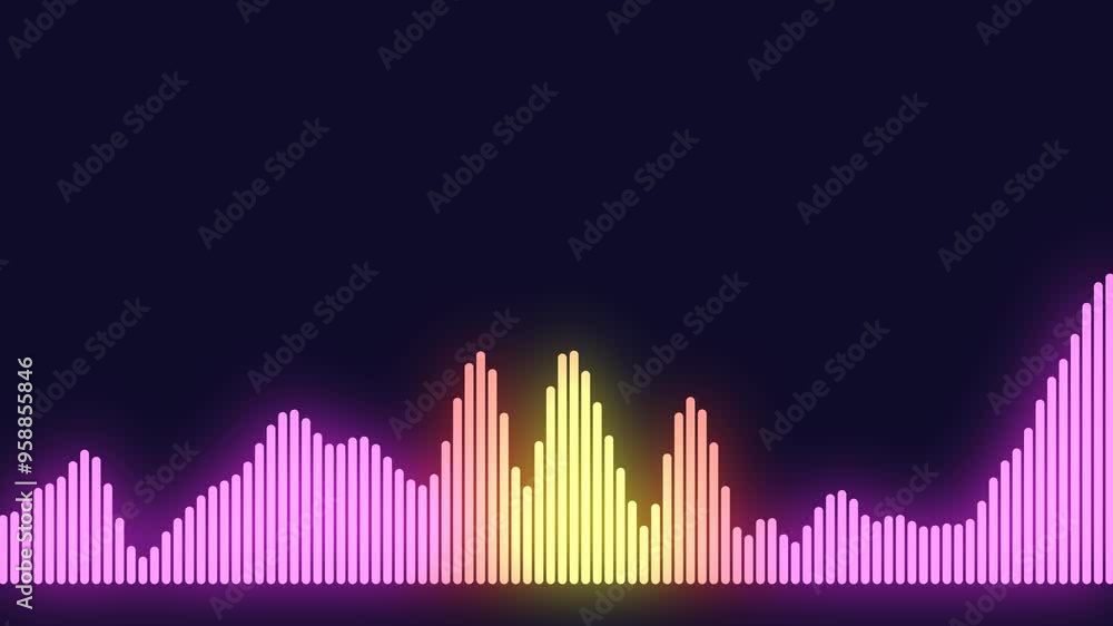 4k abstract music sound wave or audio wavefrom isolated on green screen background.Line digital minimalist voice and symbol technology. 4k abstract music sound wave or audio wavefrom isolated on green screen background.Line digital minimalist voice and symbol technology.
