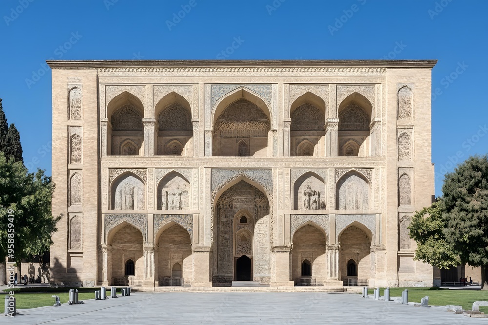 The Madrasah of Ulugh Beg in Samarkand Uzbekistan