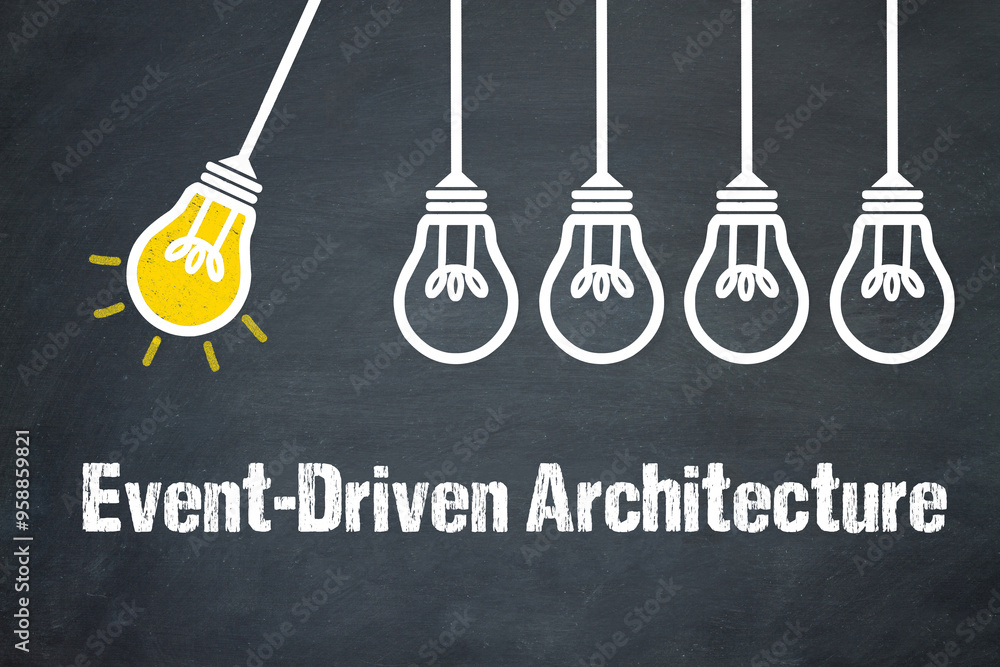 Fototapeta premium Event-Driven Architecture 