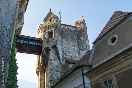 Hrad Pernstejn, Czech Republic -August 20 2024: Castle in the South Morav Region photo