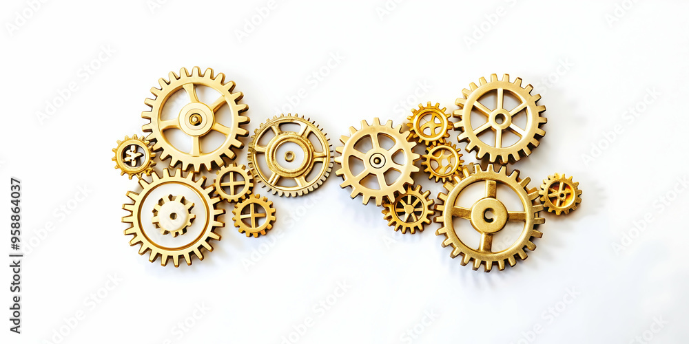 Digital Gears and Money Symbol Fusion for Automated Cost Management in Technology - Abstract Vector Design on White Background for Photo Stock Digital Gears and Money Symbol Fusion for Automated Cost Management in Technology - Abstract Vector Design on White Background for Photo Stock