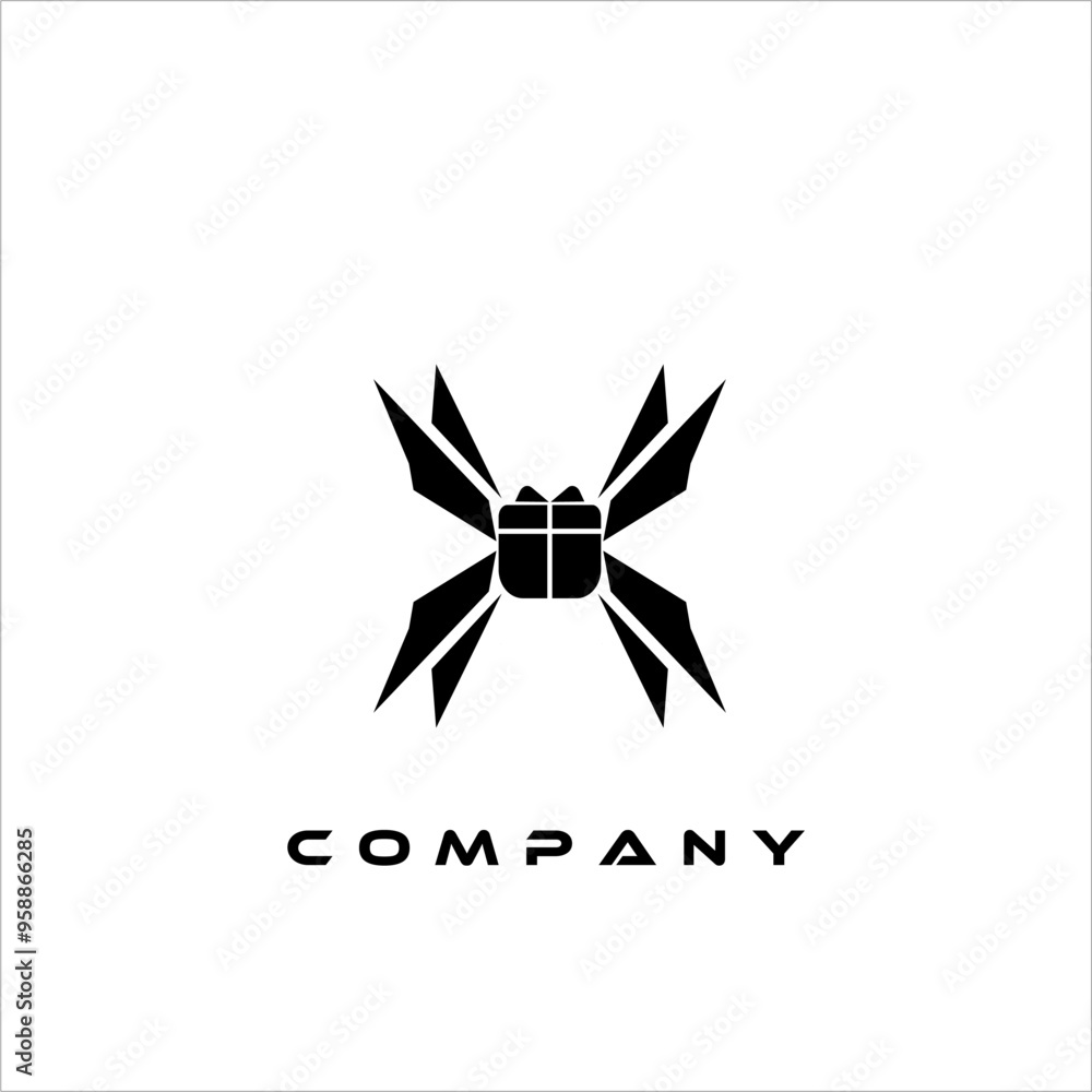 Elegant and minimalist abstract logo design Elegant and minimalist abstract logo design