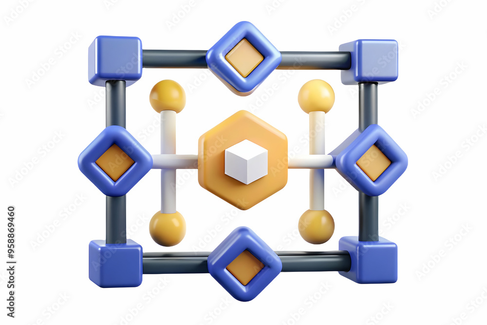 Blockchain Investment Frame: Transformative Power of AI in Financial Growth - Smart Business Concept with Flat Design and Upward Arrows - Simple Vector Illustration Blockchain Investment Frame: Transformative Power of AI in Financial Growth - Smart Business Concept with Flat Design and Upward Arrows - Simple Vector Illustration
