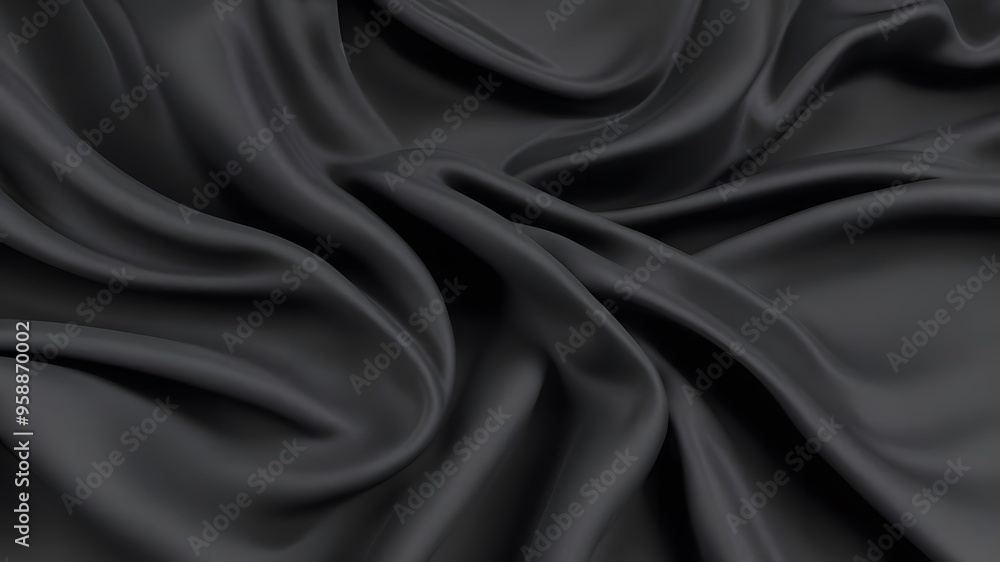 Abstract Luxury Black Fabric Texture | Elegant Folds, Soft Sheen, & Rich Details Abstract Luxury Black Fabric Texture | Elegant Folds, Soft Sheen, & Rich Details