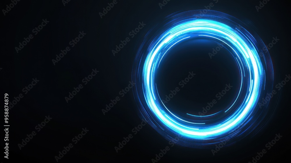 Abstract Neon Circle Abstract Neon Circle