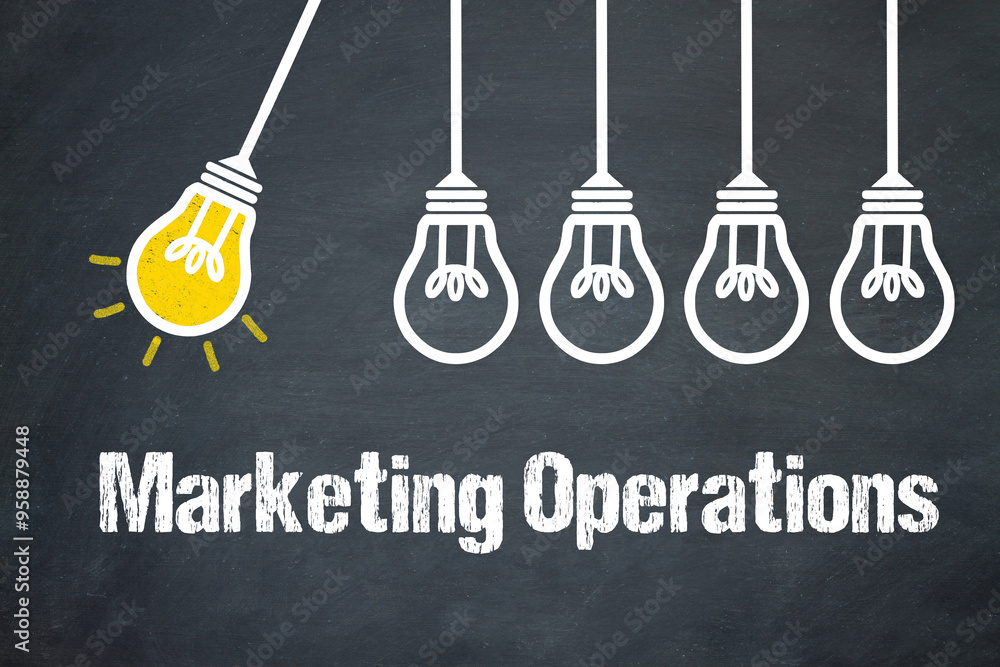 Fototapeta premium Marketing Operations