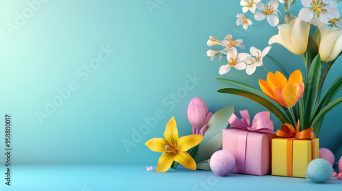 Wallpaper Mural Gifts in the Grass. Torontodigital.ca