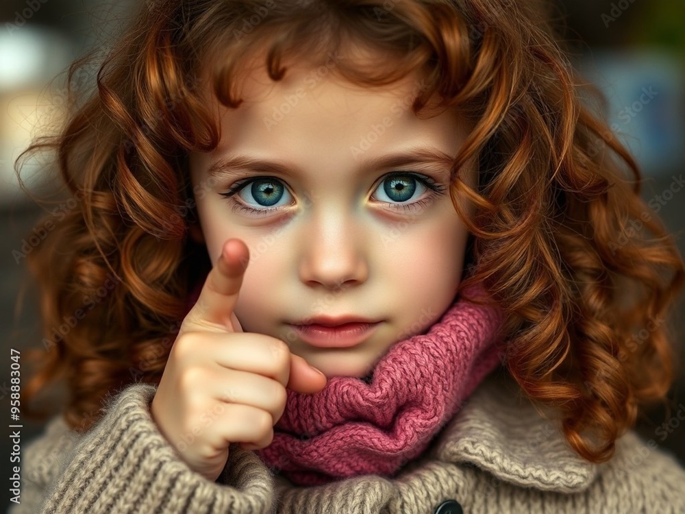 Amazing high resolution photos: 7-year-old fashionista, with chestnut curls and sly green eyes, points to herself, everyone loves her, everything is allowed to her. Amazing high resolution photos: 7-year-old fashionista, with chestnut curls and sly green eyes, points to herself, everyone loves her, everything is allowed to her.