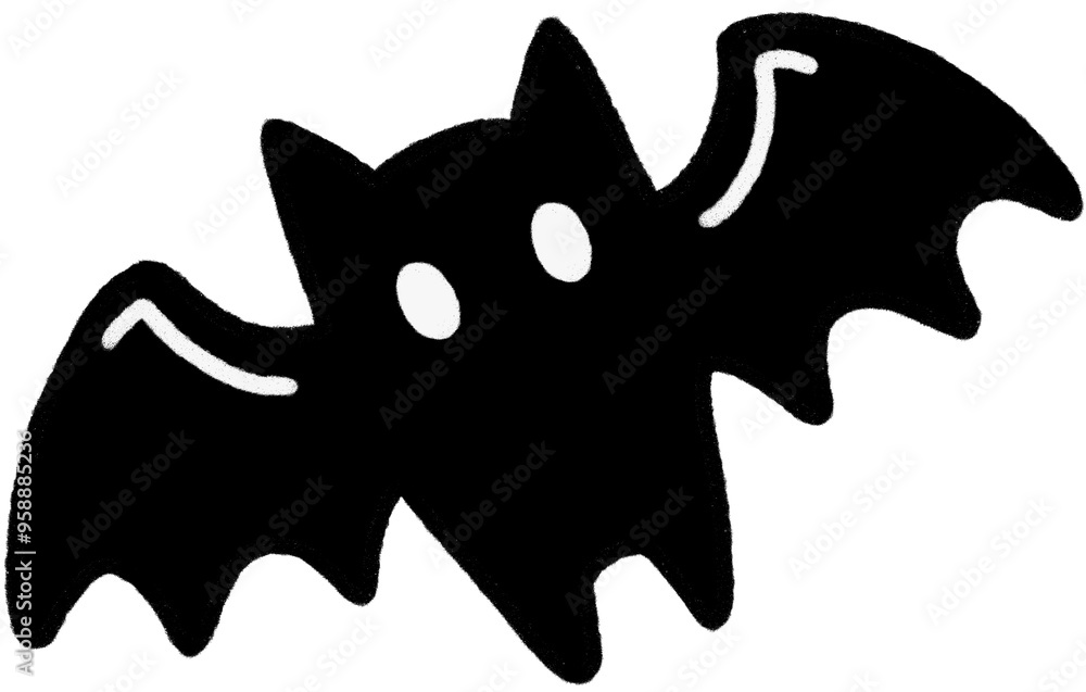 Bat Halloween festival icons set Bat Halloween festival icons set
