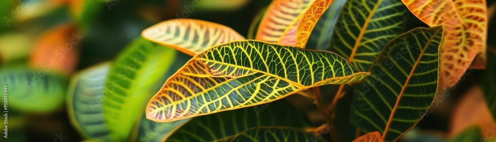 Close-up of vibrant green leaves displaying intricate patterns and textures, ideal for nature-themed projects. Close-up of vibrant green leaves displaying intricate patterns and textures, ideal for nature-themed projects.