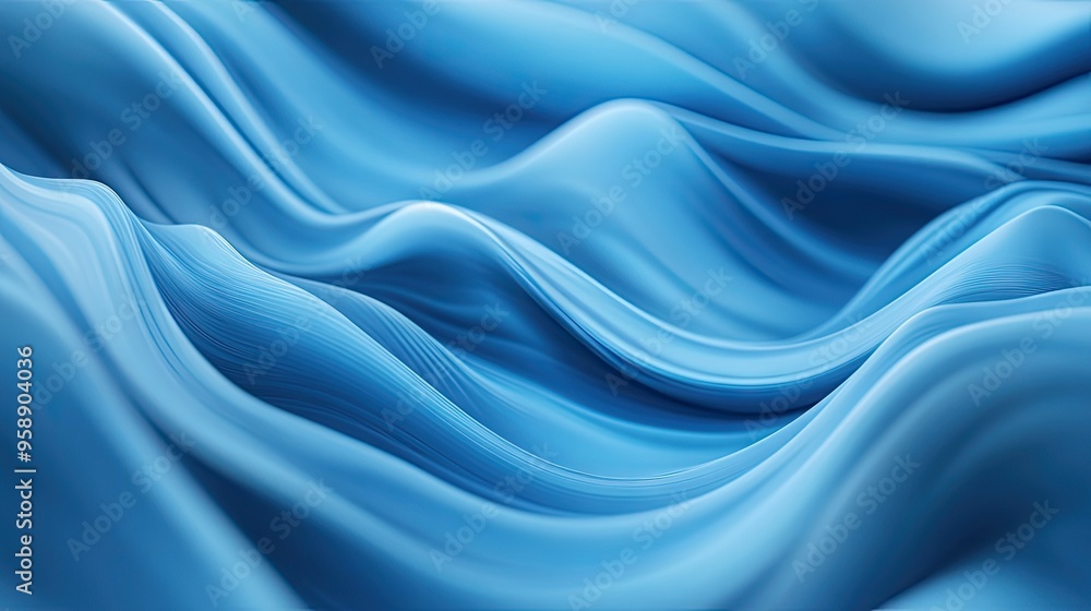 Abstract blue background with soft, flowing wave patterns creating a sense of calm and tranquility. Perfect for digital designs or presentations. Abstract blue background with soft, flowing wave patterns creating a sense of calm and tranquility. Perfect for digital designs or presentations.
