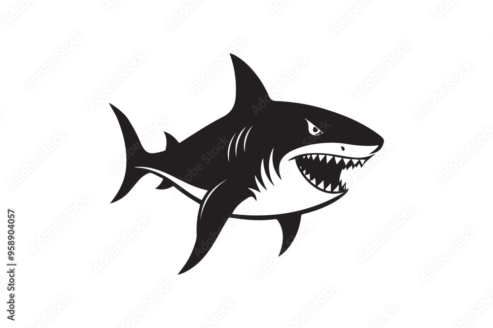 Shark silhouette vector illustration, Shark silhouette vector, shark silhouette printable Shark silhouette vector illustration, Shark silhouette vector, shark silhouette printable